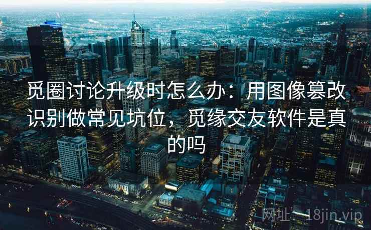 觅圈讨论升级时怎么办：用图像篡改识别做常见坑位，觅缘交友软件是真的吗