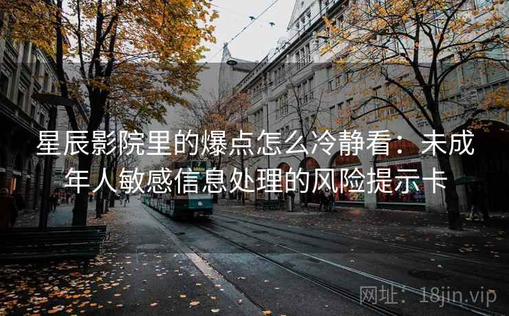 星辰影院里的爆点怎么冷静看：未成年人敏感信息处理的风险提示卡