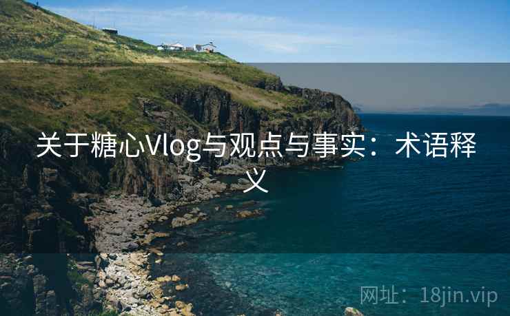 关于糖心Vlog与观点与事实：术语释义